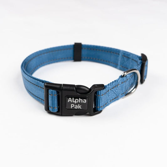 Appalachian Jazz Blue Dog Collar - So Adogable