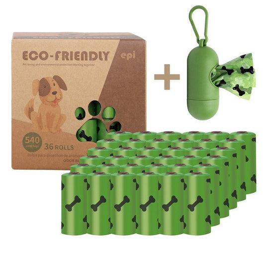 Biodegradable Bone Print Pet Poop Bag; Dog Waste Bags - So Adogable