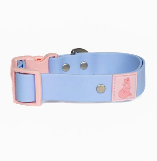 Blue Sky Orchid Waterproof Dog Collar - So Adogable