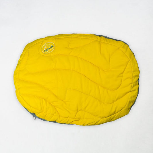 Eclipse Yellow Compressible Waterproof Dog Sleeping Mat - So Adogable