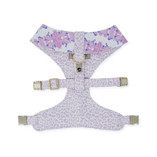 French Lavender Reversible Dog Harness - So Adogable