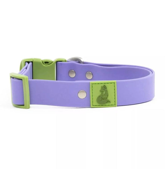 Lavender Garden Waterproof Dog Collar - So Adogable