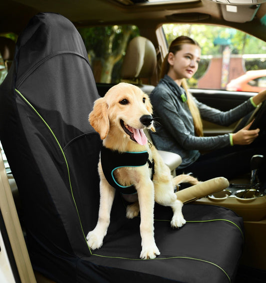 Pet Life Open Road Mess-Free Single Safety Car Seat Protector - So Adogable