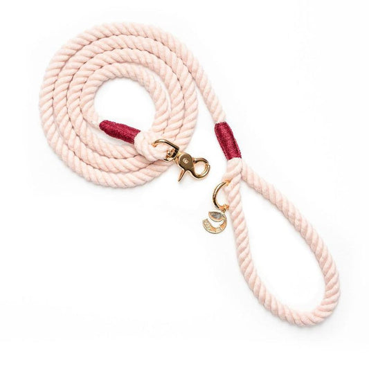 Soft Berry Rope Dog Leash - So Adogable