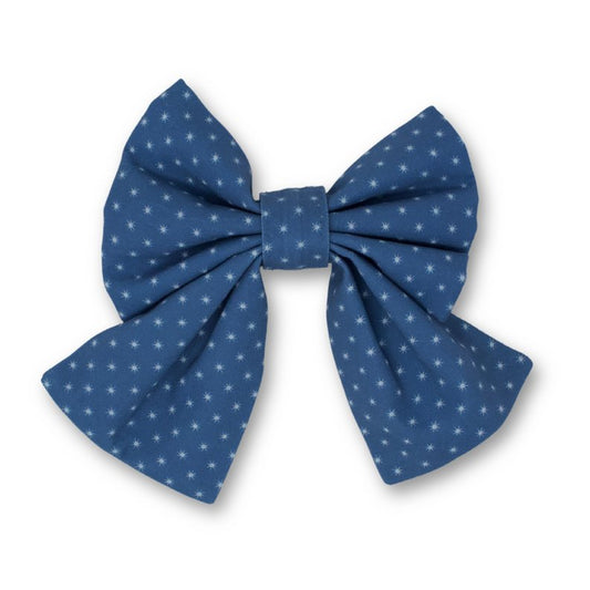 Starry Sky Sailor Dog Bow - So Adogable