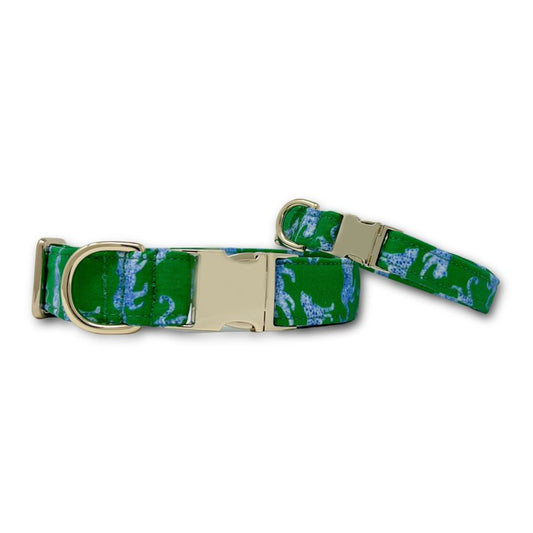 Wag & Wonder Leopard Parade Classic Dog Collar - So Adogable